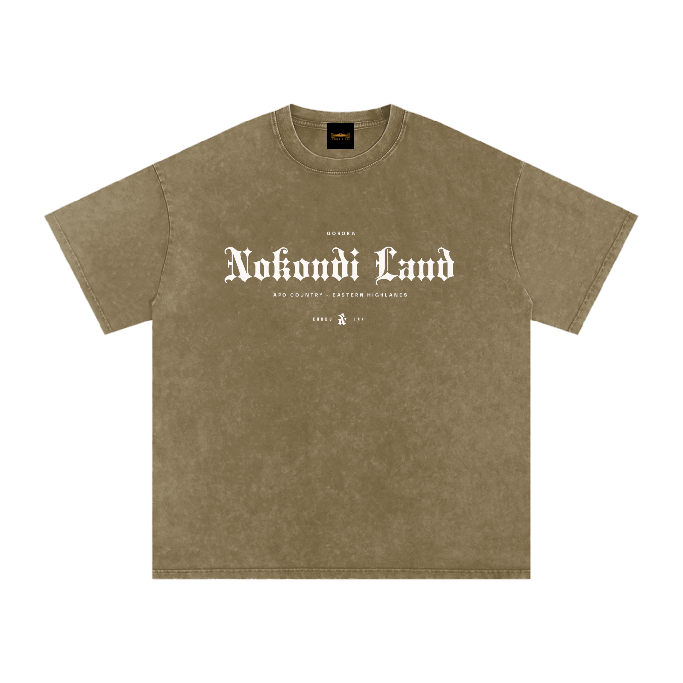 Nokondi Land - Snow Washed Oversized Cotton T-Shirt