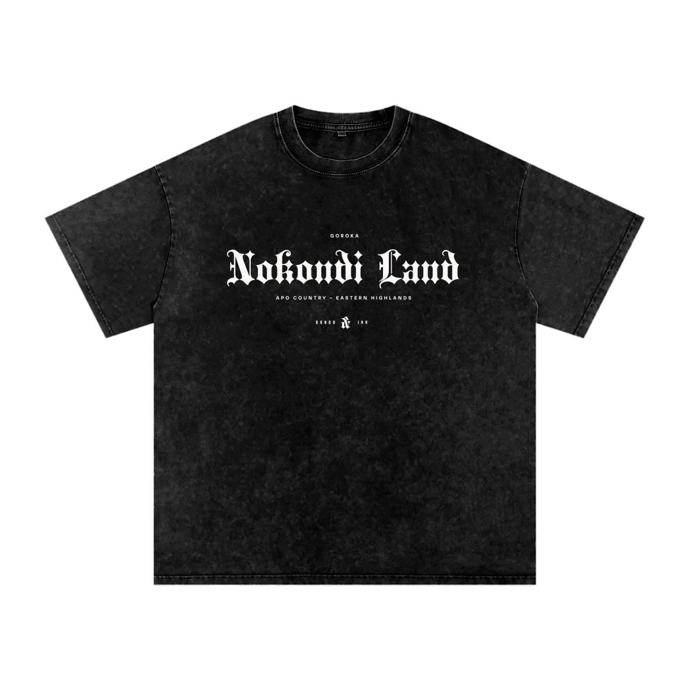 Nokondi Land - Snow Washed Oversized Cotton T-Shirt