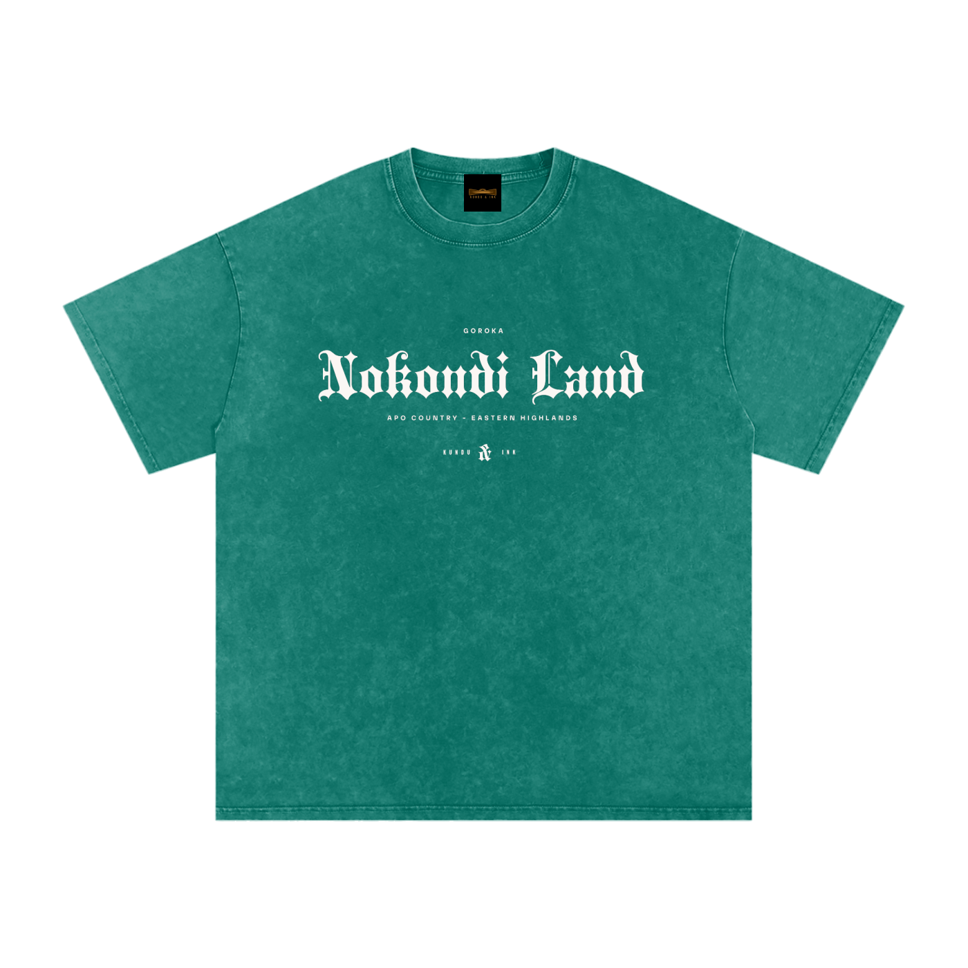 Nokondi Land - Snow Washed Oversized Cotton T-Shirt