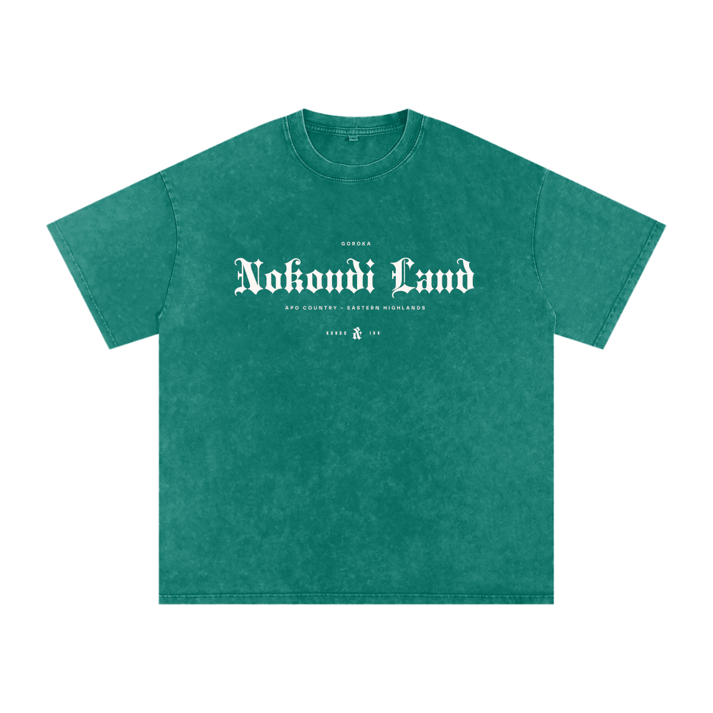Nokondi Land - Snow Washed Oversized Cotton T-Shirt