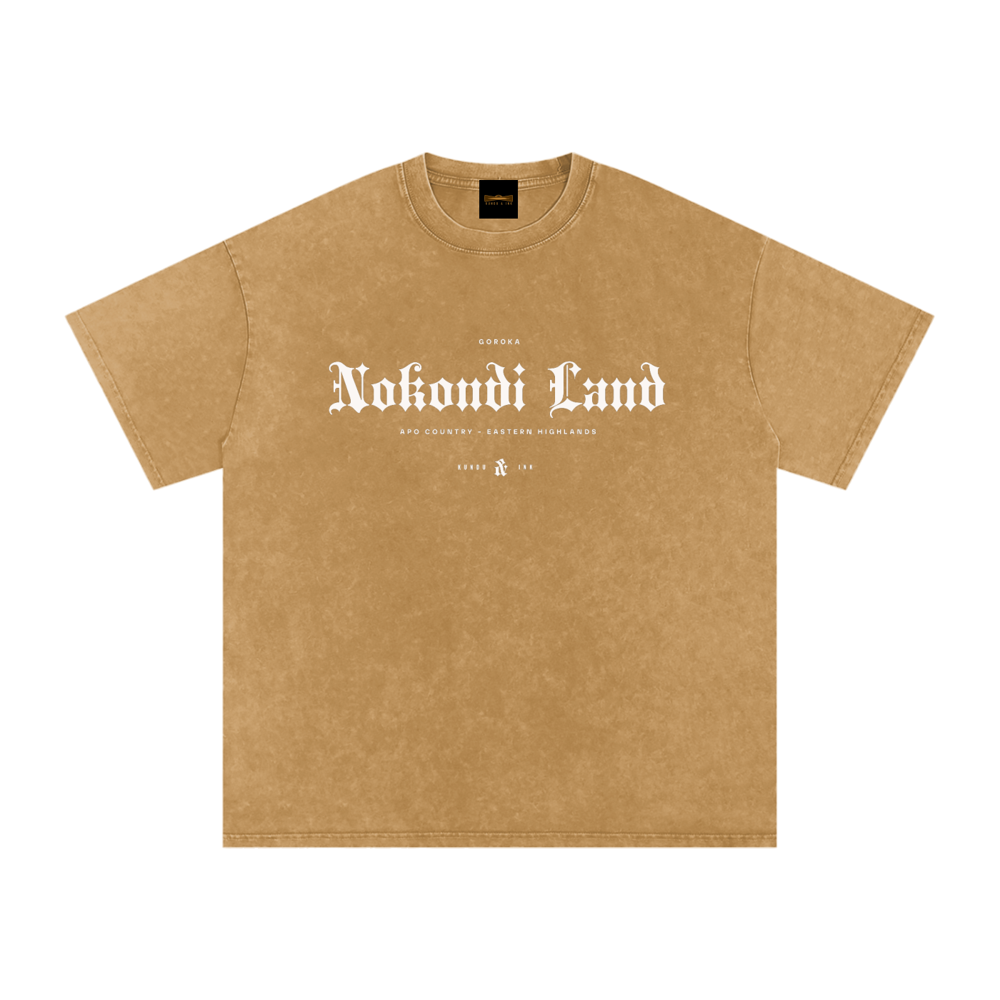 Nokondi Land - Snow Washed Oversized Cotton T-Shirt