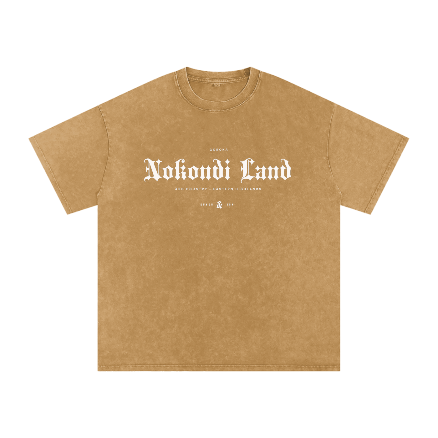 Nokondi Land - Snow Washed Oversized Cotton T-Shirt