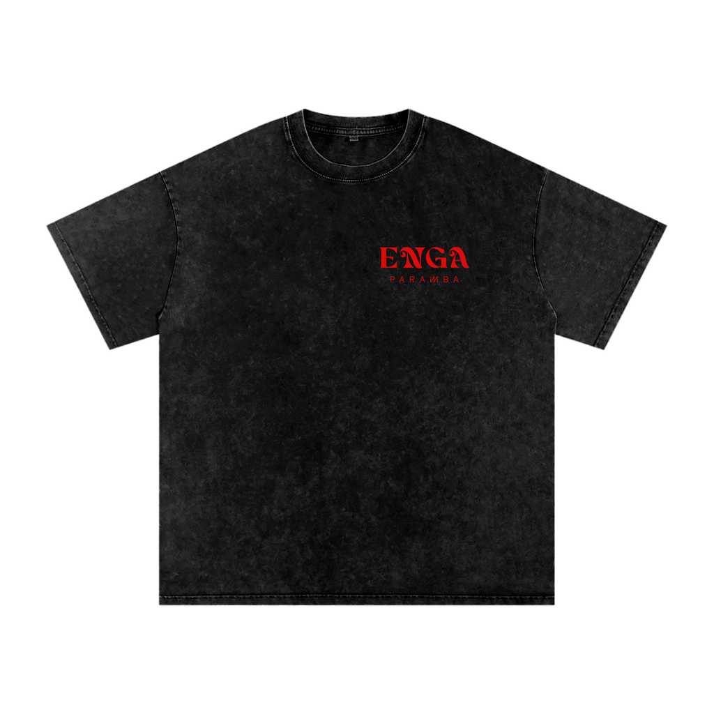 Enga Paramba - Snow Washed Oversized Cotton T-Shirt